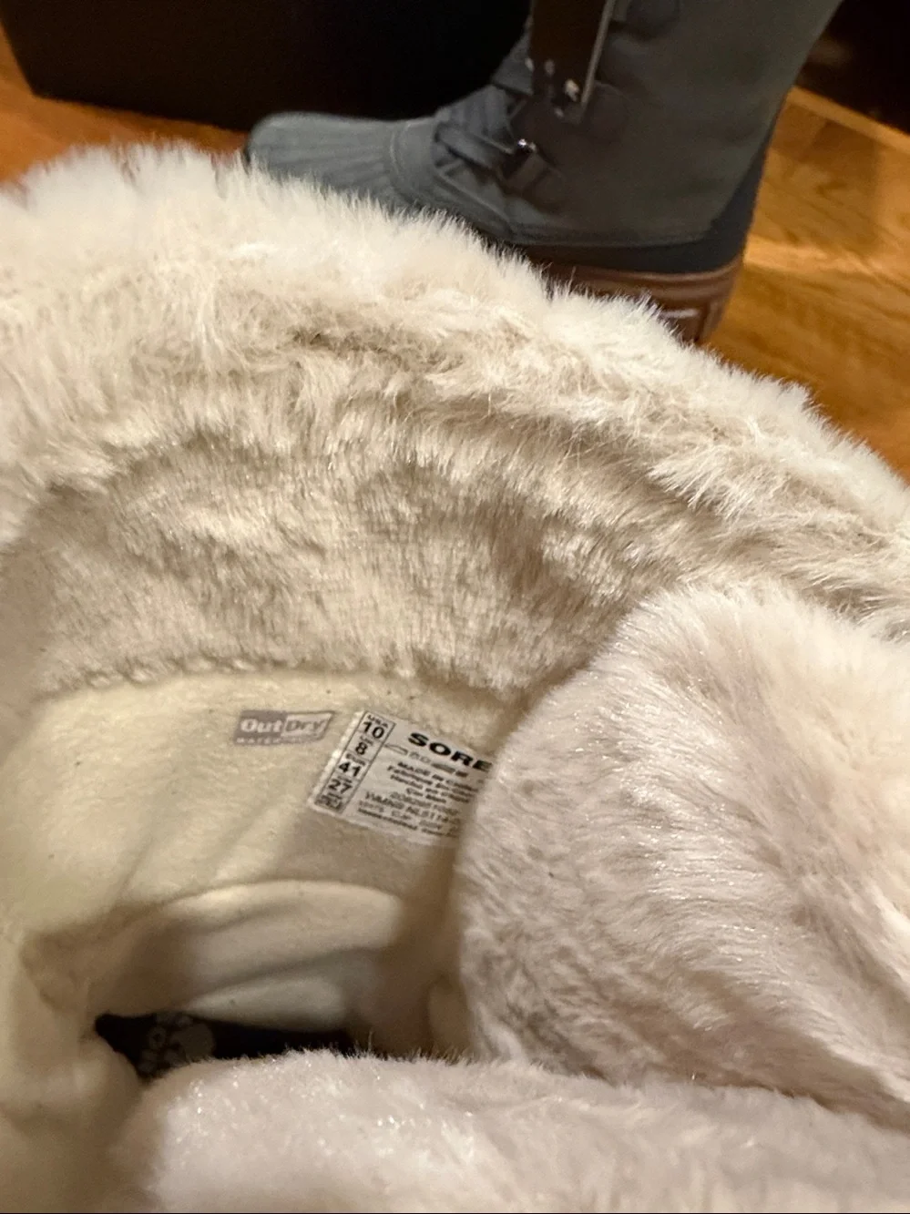 Sorel Tivoli Tall Gray & Tan Insulated Waterproof Women's Winter Lace-Up Boots